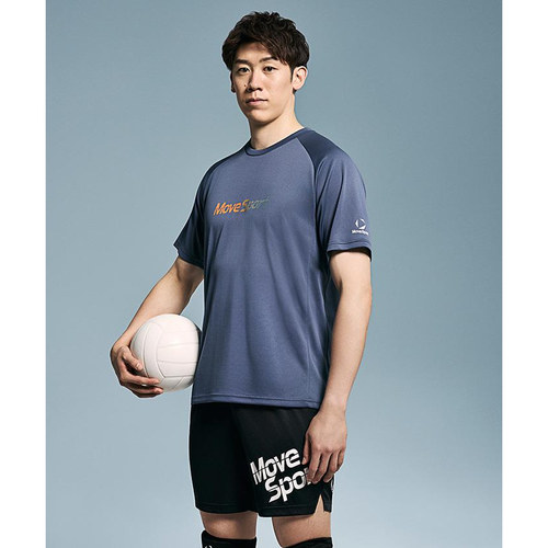 movesport圆领运动短袖T恤吸汗