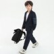男童西装 韩版 套装 秋装 y儿童演出服英伦男孩条纹西服礼服 新款 新品