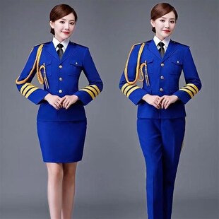 新选升旗手乐队服装军鼓服t军歌合唱团红色套装女演出服男新款礼