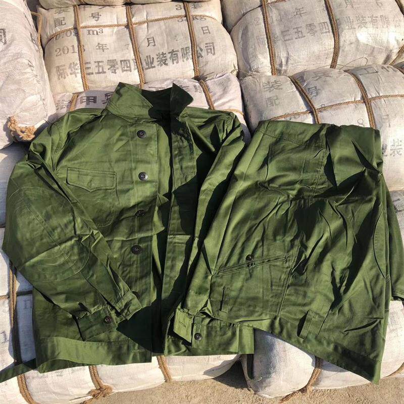 精选正品库存78式装甲涤卡冬季B加厚带补丁耐磨劳保服机修工作服