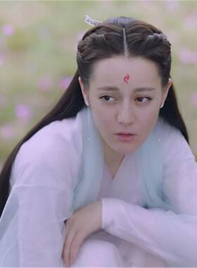 新三生三世枕上书热巴同款古装汉服白凤九衣服飘逸仙女古筝演