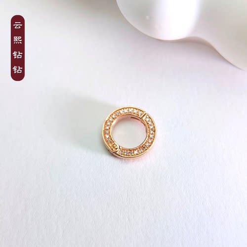 云熙钻钻9k金多用万用连接扣头