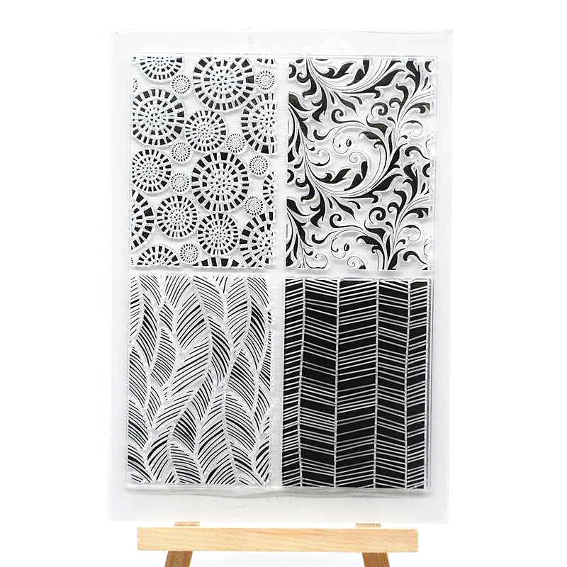 DIY透明印章橡皮章成品背景手账