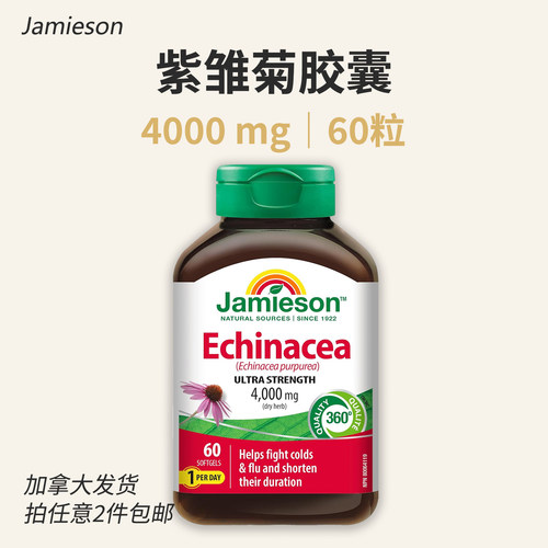 健美生紫雏菊软胶囊加拿大代购