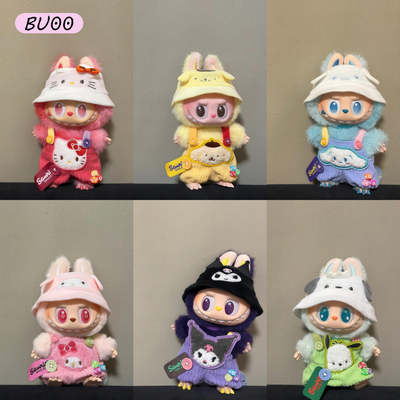 拉布布一二三代衣服套装