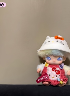 dimoo新品娃衣新生日记系列Kitty套装守护衣服搪胶公仔拉布布娃衣