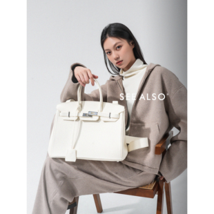 高定鹿皮BK45 新贵静奢工匠全手工单肩斜挎手提鹿皮包 ALSO SEE