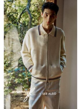 SEE ASLO『JH联名』复古极简主义新贵老钱秋冬保暖开衫毛衣外套