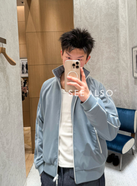 SEE ALSO『贵公子系列』新贵欧若风丝光松弛极简重工翻领外套夹克