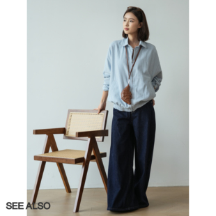 欧若风松弛轻薄蓝白条纹翻领夹克外套 25早秋niuniu SEE ALSO