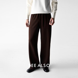 row风莫代尔松弛新贵极简休闲直筒运动卫裤 SEE 神裤 四季 ALSO