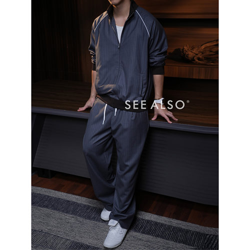 SEE ALSO『高端面料niuniu系列』超精纺绵羊毛山羊绒新贵条纹长裤