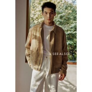 反羊绒真皮新贵老钱风双口袋工装 冬日限定 夹克皮衣男 ALSO SEE