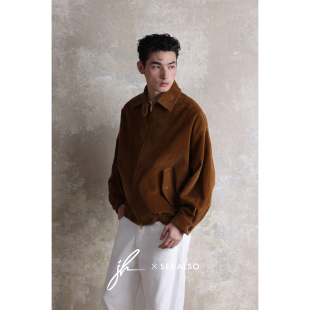 超精纺精梳棉老钱新贵秋冬保暖G9哈林顿夹克 JH联名 SEE ALSO