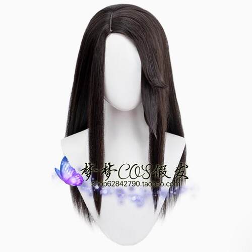 无畏cosplay假发黑色长发