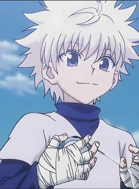 killuar HUNTERXHUNTER 全职猎人 奇犽 cosplay 假发 打毛反翘