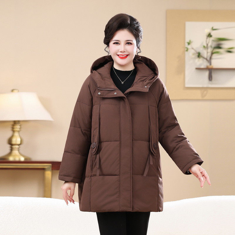 超大码中老年女冬装棉服