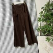 0123 高级感西装 44原创风通勤高腰直筒裤 裤 女宽松垂坠感显瘦长裤