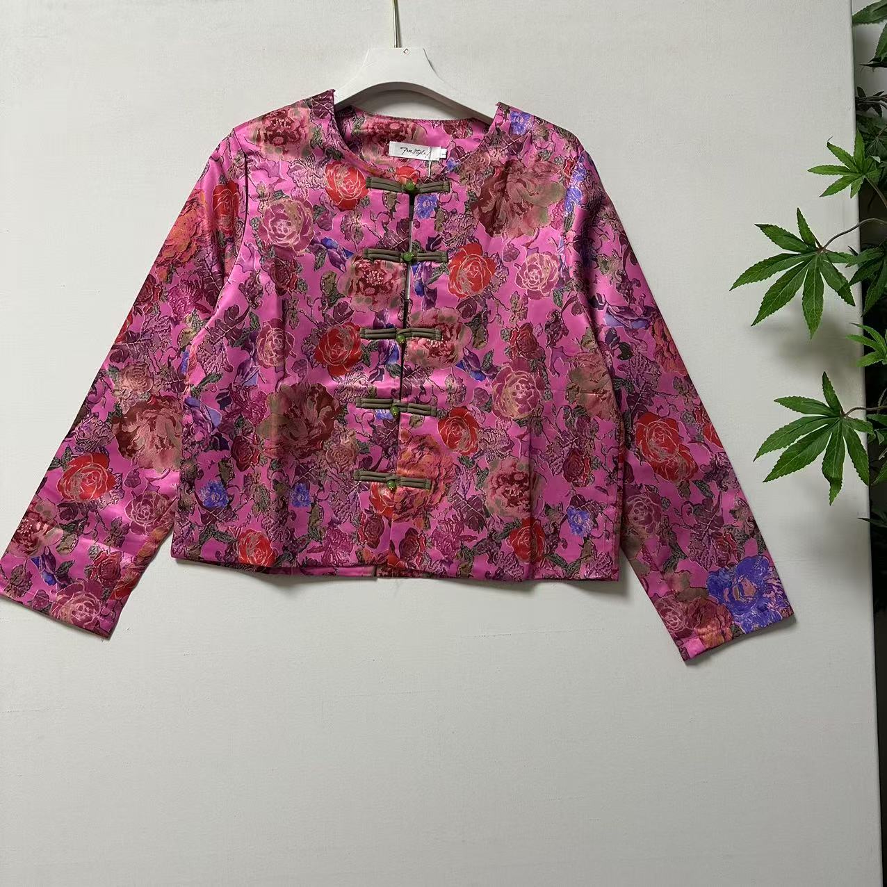 0224-21新中式中国风女装高端唐装外套春秋季小个子唐装上衣