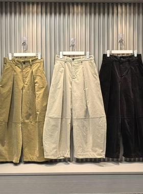 MONA 宽松显瘦 中腰宽松休闲阔腿灯笼裤女小个子 秋冬新款2024