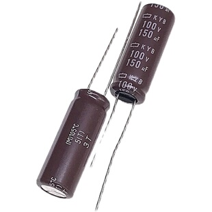日本化工电解电容100v150uf 10*30黑金刚KYB高频长寿命105度 包邮