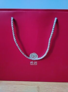 希诺原厂红色手提袋 送礼袋子包装袋