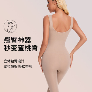 跨境连体塑身衣大码紧身全身收腹瘦身曲线主义美体束身衣源头工厂