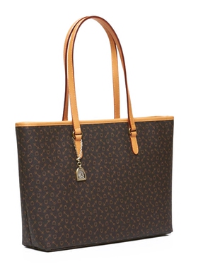 WHY正品女包热卖新潮气质百搭115388单肩手提时尚经典印花托特包