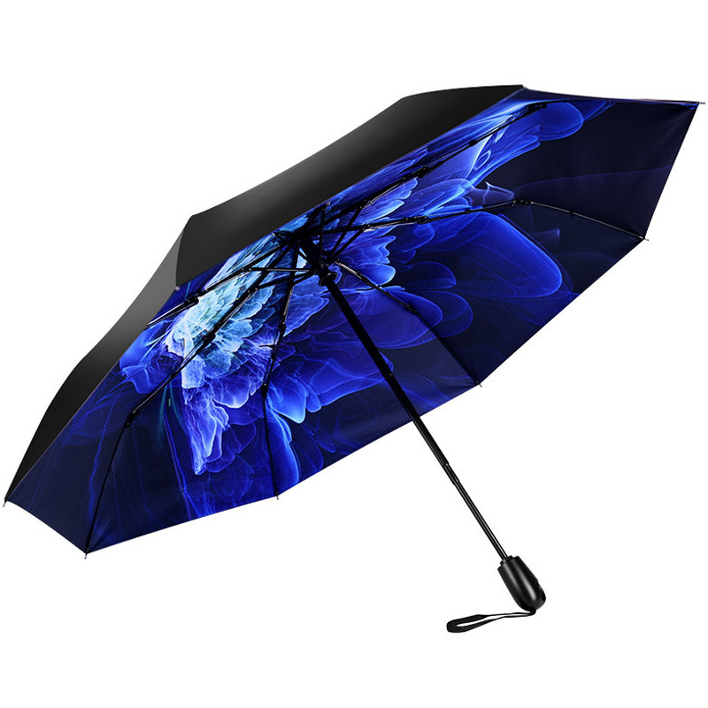 Paradise Umbrella automatic Vinyl Umbrella lady Umbrella fold Parasol Flower umbrella Can print logoin the Home Daily , Umbrella/Rain gear/Rain/Moistureproof , Umbrella  category - from Buy2taobao.com to provide professional Taobao agent buy service