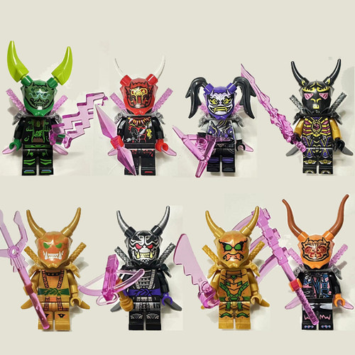 国产小颗粒积木小人仔忍人偶公仔者儿童益智积木玩具男孩BC1-BC8