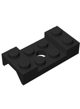 兼容乐高60212 3788科技积木零件 2x4挡泥板 黑色4195378 4600178