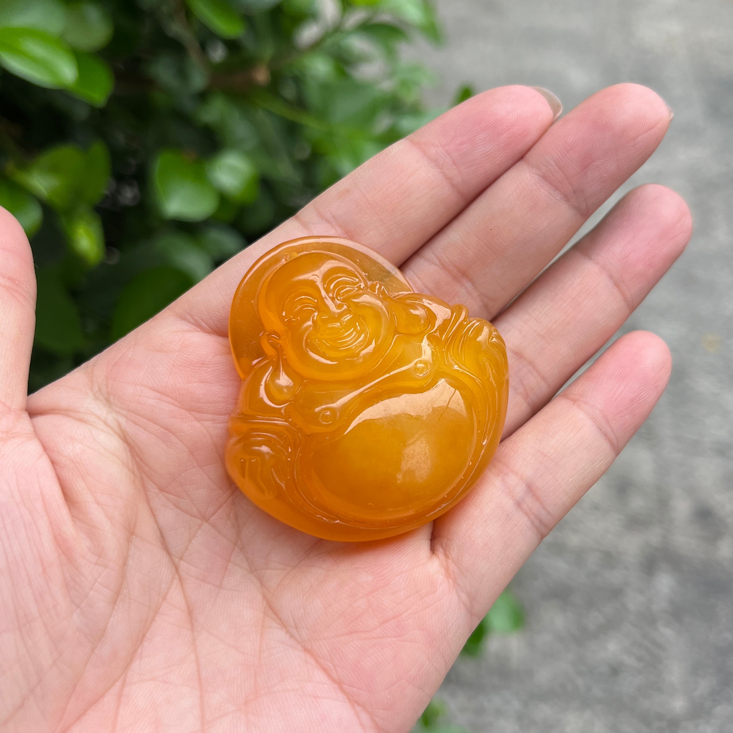 天然老蜜蜡弥勒佛吊坠挂件手把件DIY饰品配件佛公配饰文玩14