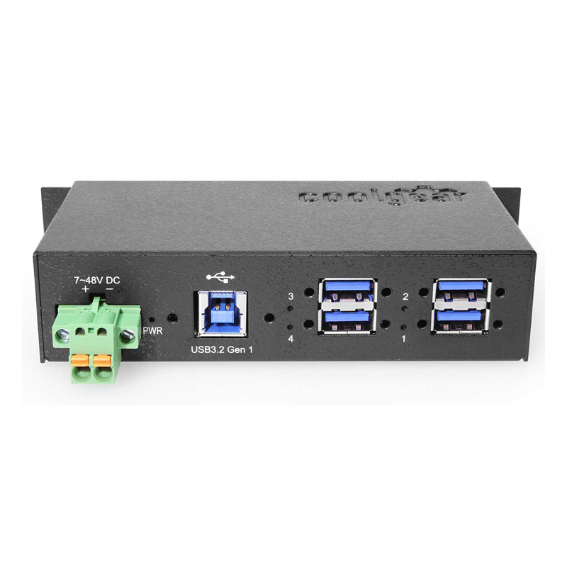 4口工业级USB3.0金属HUB拓展坞