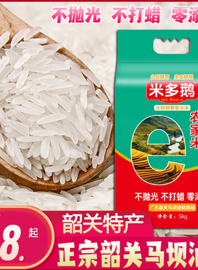 2025年晚稻谷新米广东韶关马坝油粘象牙大米农家丝苗晚稻长粒油粘