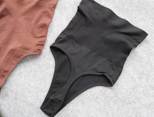 女托腹中高腰丁字内裤 BACK 超高腰暖宫T