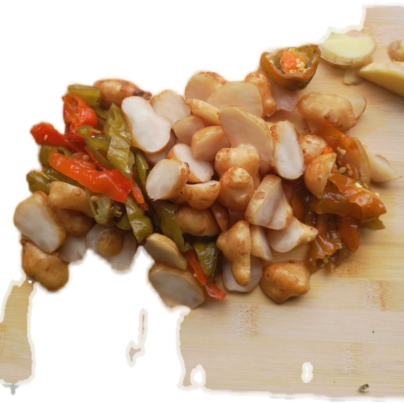 湖北黄冈罗田土特产腌洋姜自制咸菜脆甜辣纯手工无防腐剂750g包邮