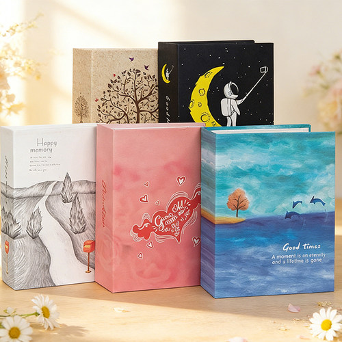 5寸6寸插页式相册小清新治愈系纪念册家庭大容量相册本照片卡册