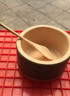 宝宝无漆汤碗健康耐摔天然竹筒