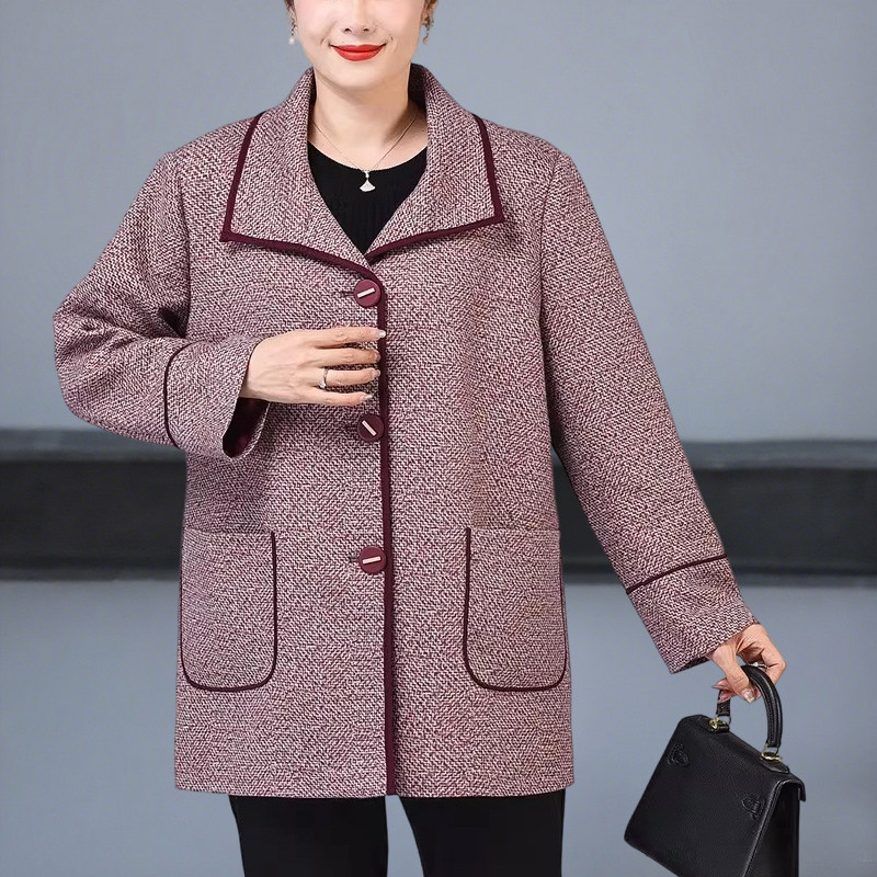 胖老太太春秋外套200斤特大码妈妈装风衣加肥加大春装中老年女装