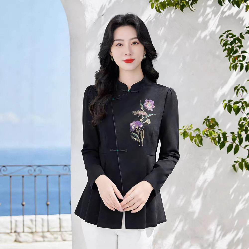 特大码春秋装打底衫上衣妈妈高档