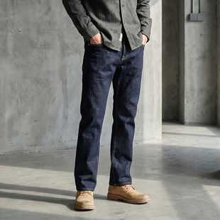 2208 直筒官脱原色牛仔长裤 16.4oz重磅赤耳丹宁复古全棉经典