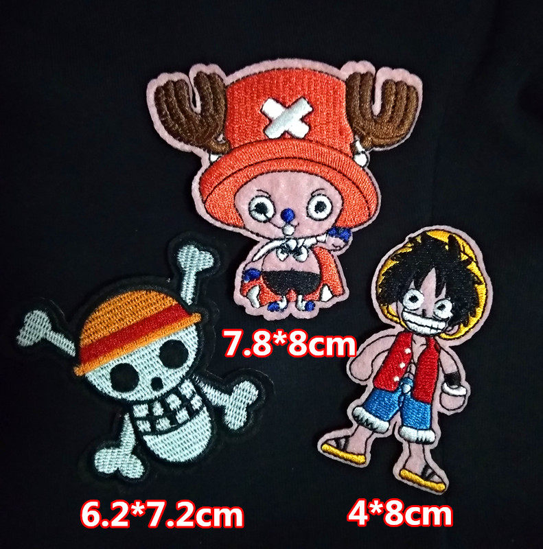卡通布贴补丁贴布贴海贼图案贴裤布贴