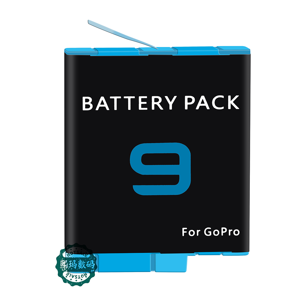 适用于gopro hero 10 9 black运动相机电池全解码camera Battery