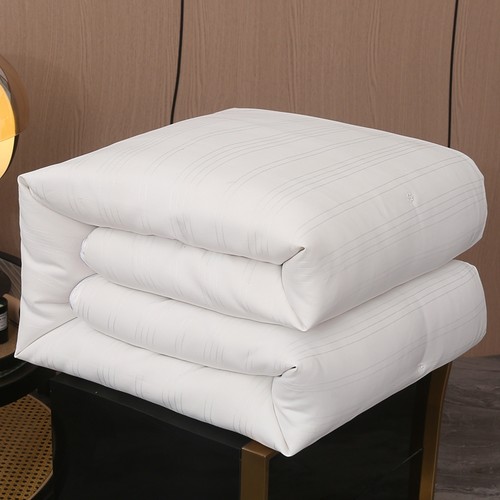 MJ新款贡缎缎条提花蚕丝被手工订花蚕丝被桑蚕丝被芯配精品包装b