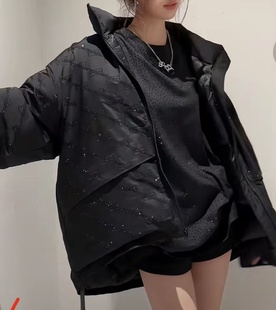 Forevercan女装秋冬新款高级感羽绒服气质名媛风百搭夹克外套