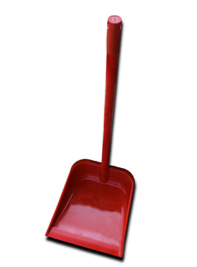垃圾铲全新结实耐用红色扫斗酒店餐厅宾馆工厂家用加深簸箕推畚斗
