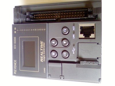 95成新的KEYENC基恩士LPC可编程控制器KV-5000