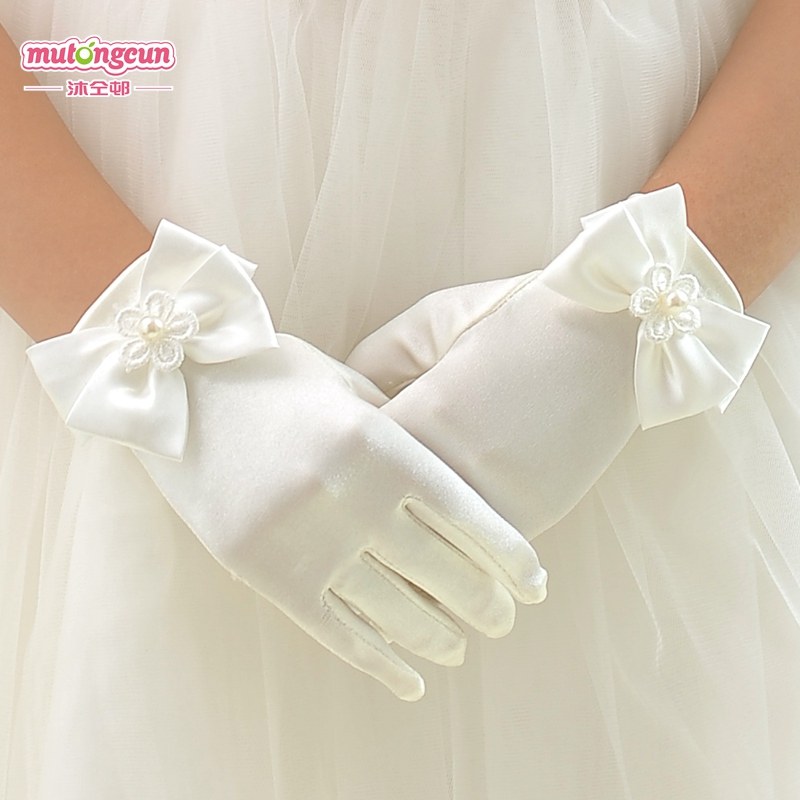 Gants pour fille en satin - Ref 2150402 Image 4