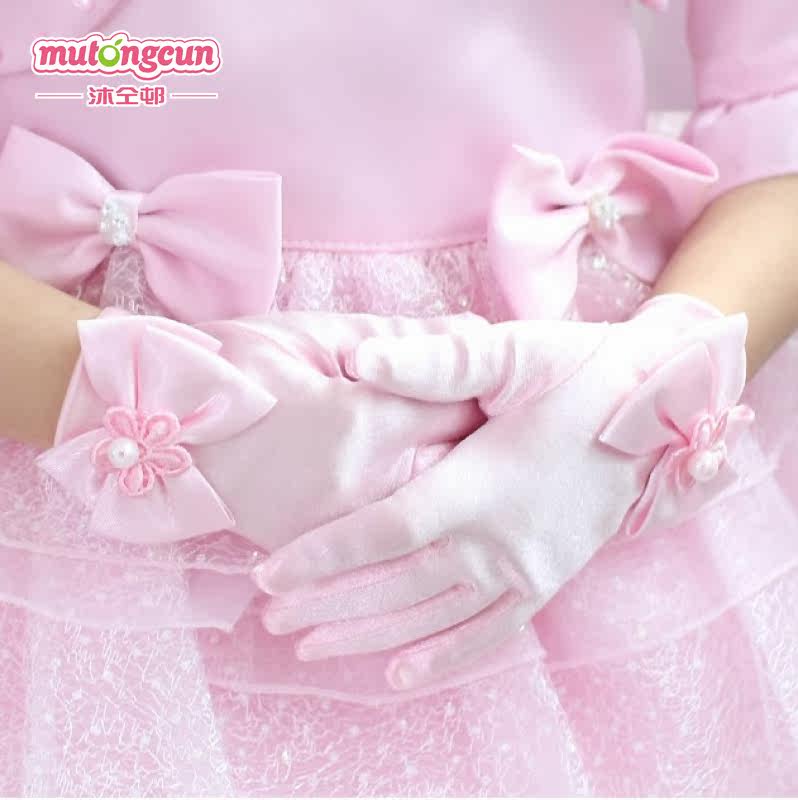 Gants pour fille en satin - Ref 2150402 Image 3