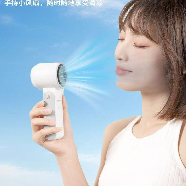 便携式涡轮小风扇长效续航可挂脖可折叠